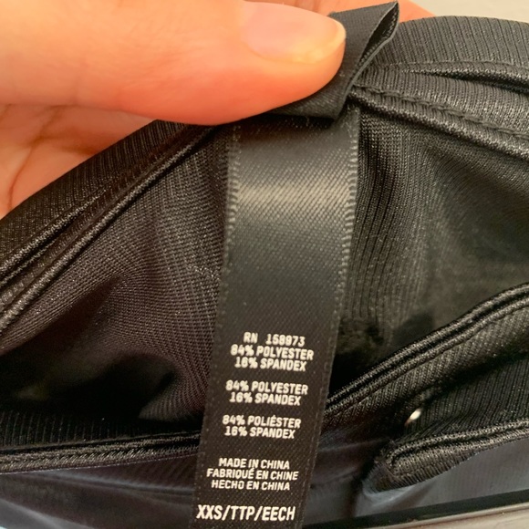 NWOT SKIMS Disco Black Trousers Size XXS/US 23 - Picture 8 of 8